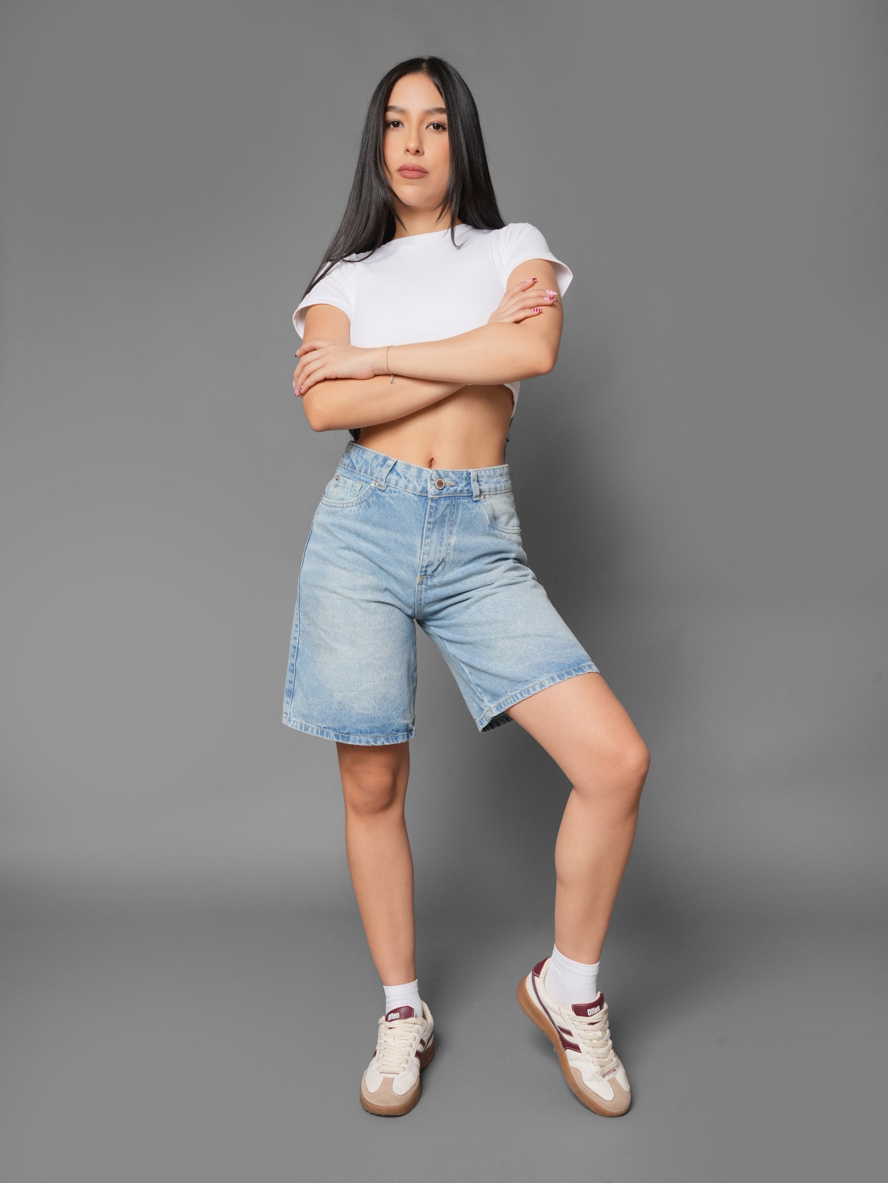 Bermuda Denim Relaxed Clara