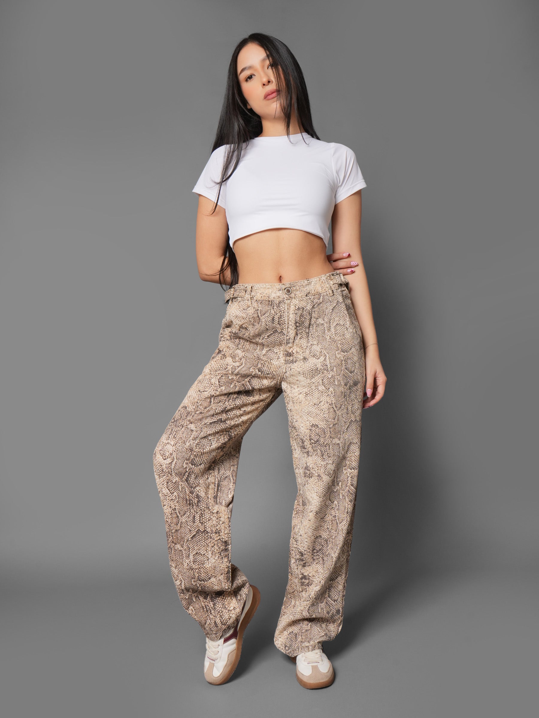 Baggy Print Serpiente Cafe