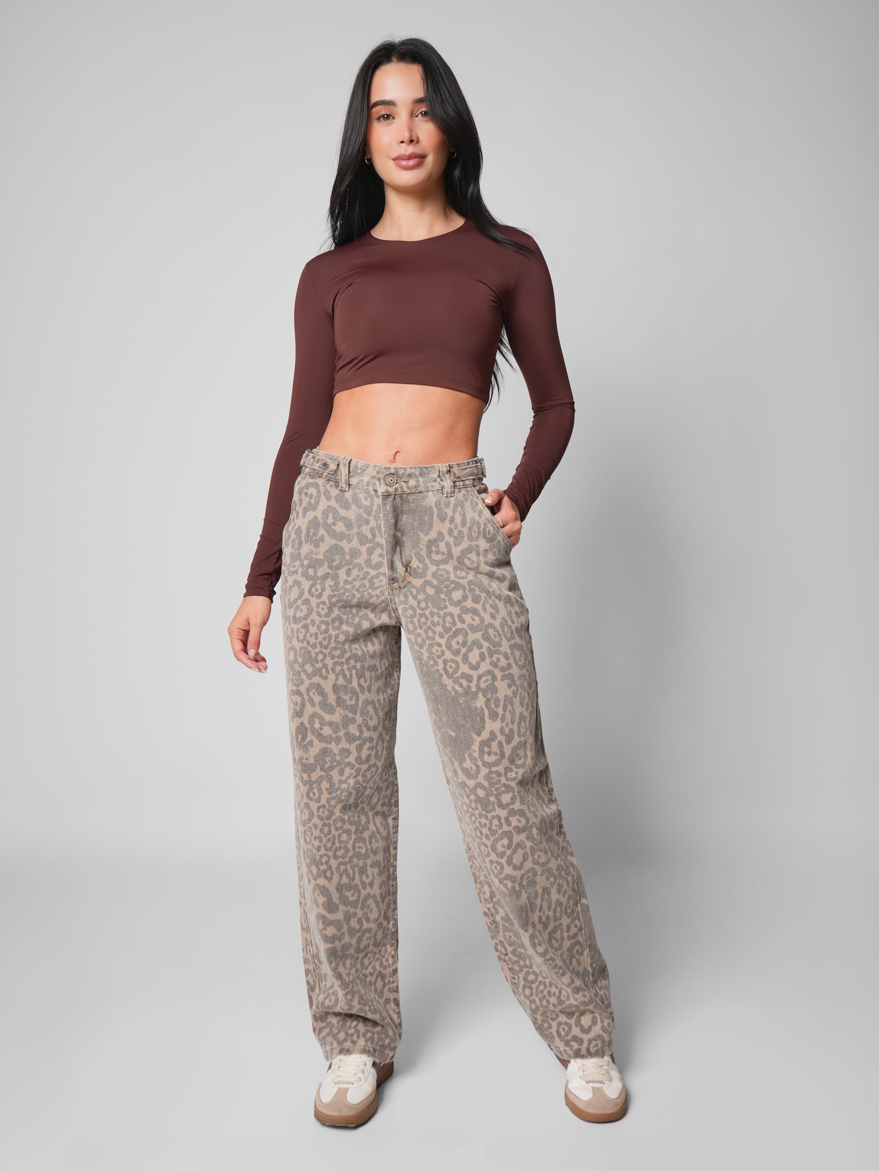 Baggy Animal Print Cafe