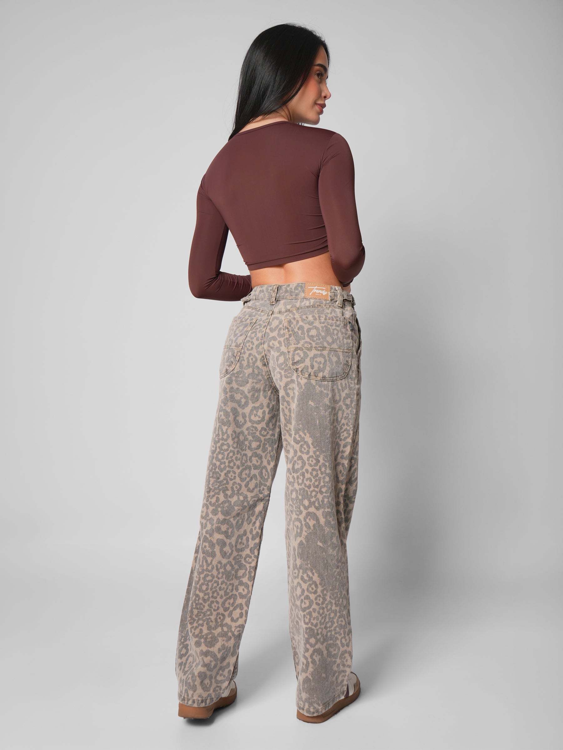 Baggy Animal Print Cafe