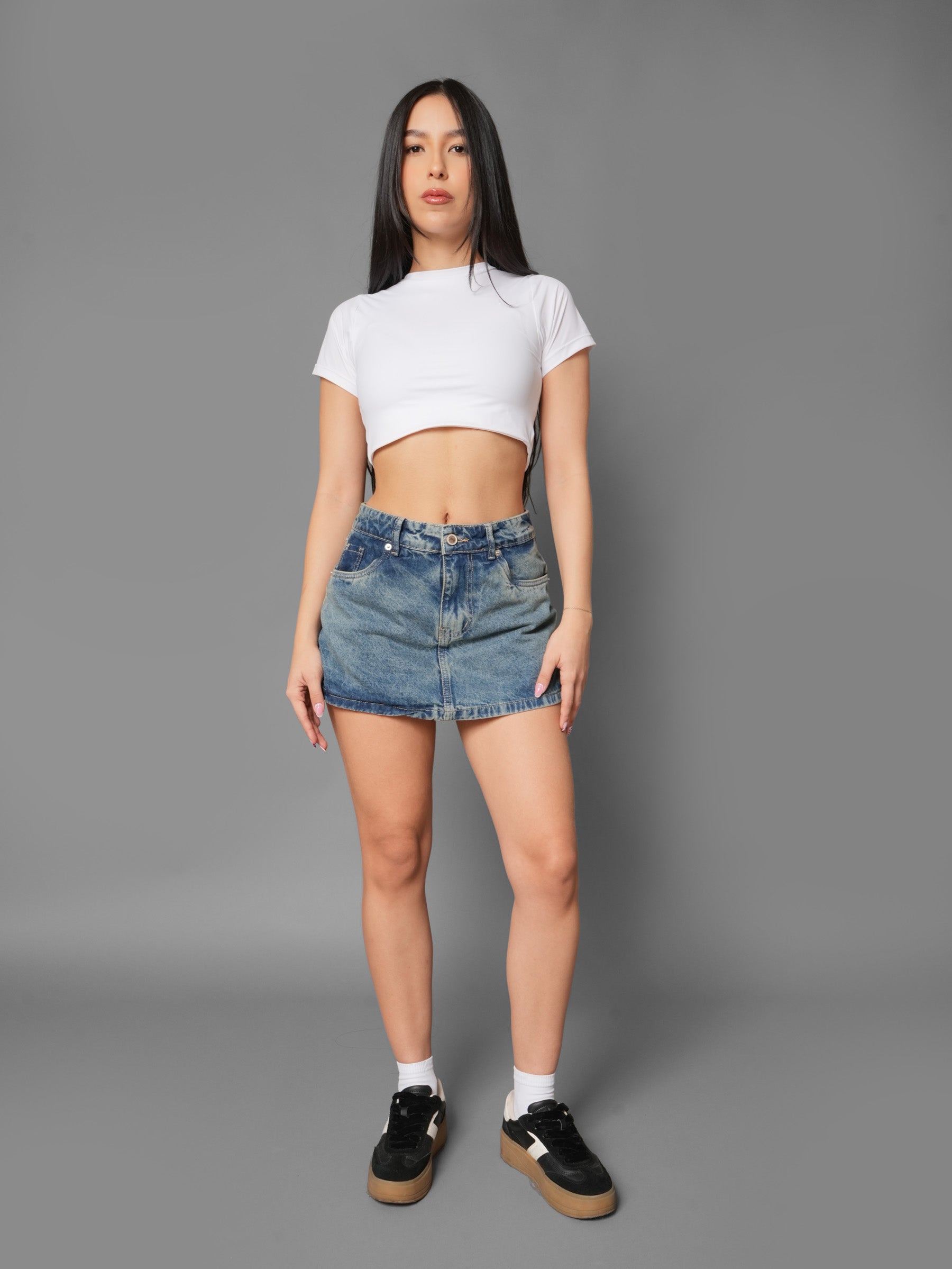 Falda Short Clásica